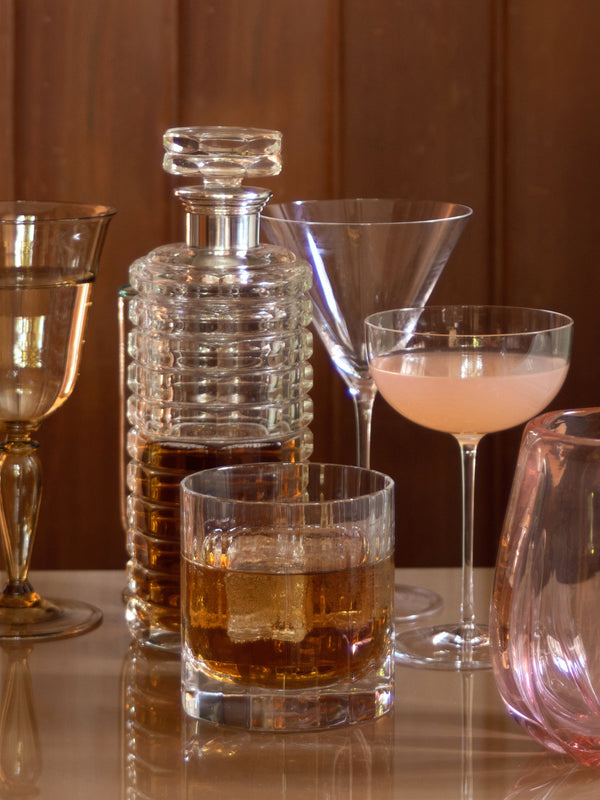 Richard Brendon - Hand-Blown Crystal Champagne Coupes (Set of 2) -  - ABASK