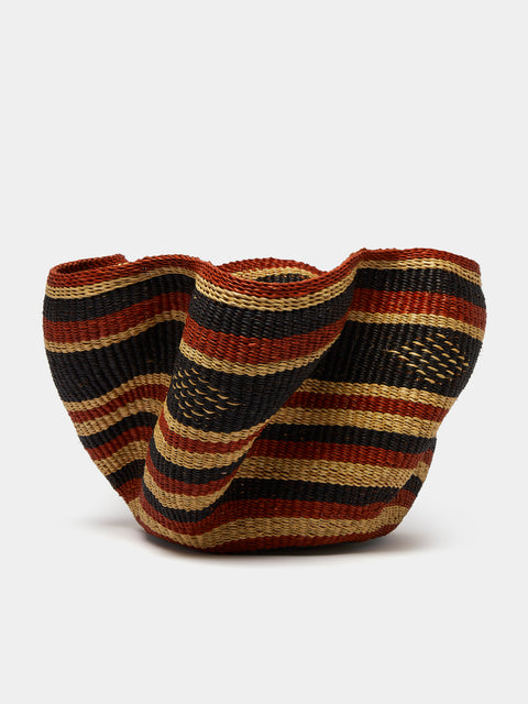 Baba Tree - Pakurigo Wave Handwoven Elephant Grass Basket - Multiple - ABASK - 