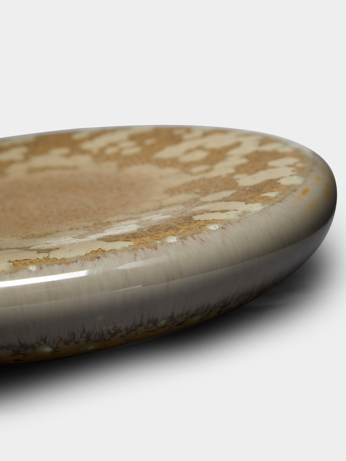 Jaune de Chrome - Basmati Bubble Porcelain Small Plate -  - ABASK