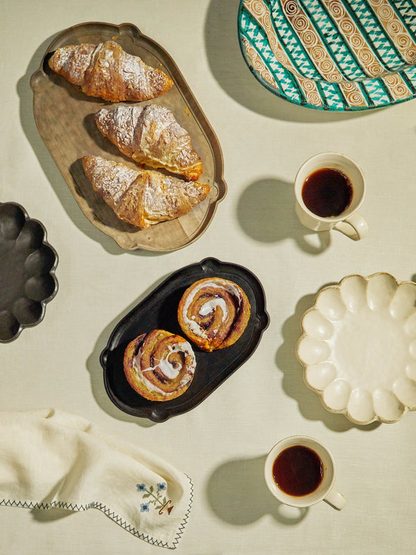 Ifuji - Italian Hand-Carved Wood Small Tray -  - ABASK