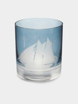 Artel - Golden Age of Yachting Hand-Engraved Double Old Fashioned Glass - Blue - ABASK - 
