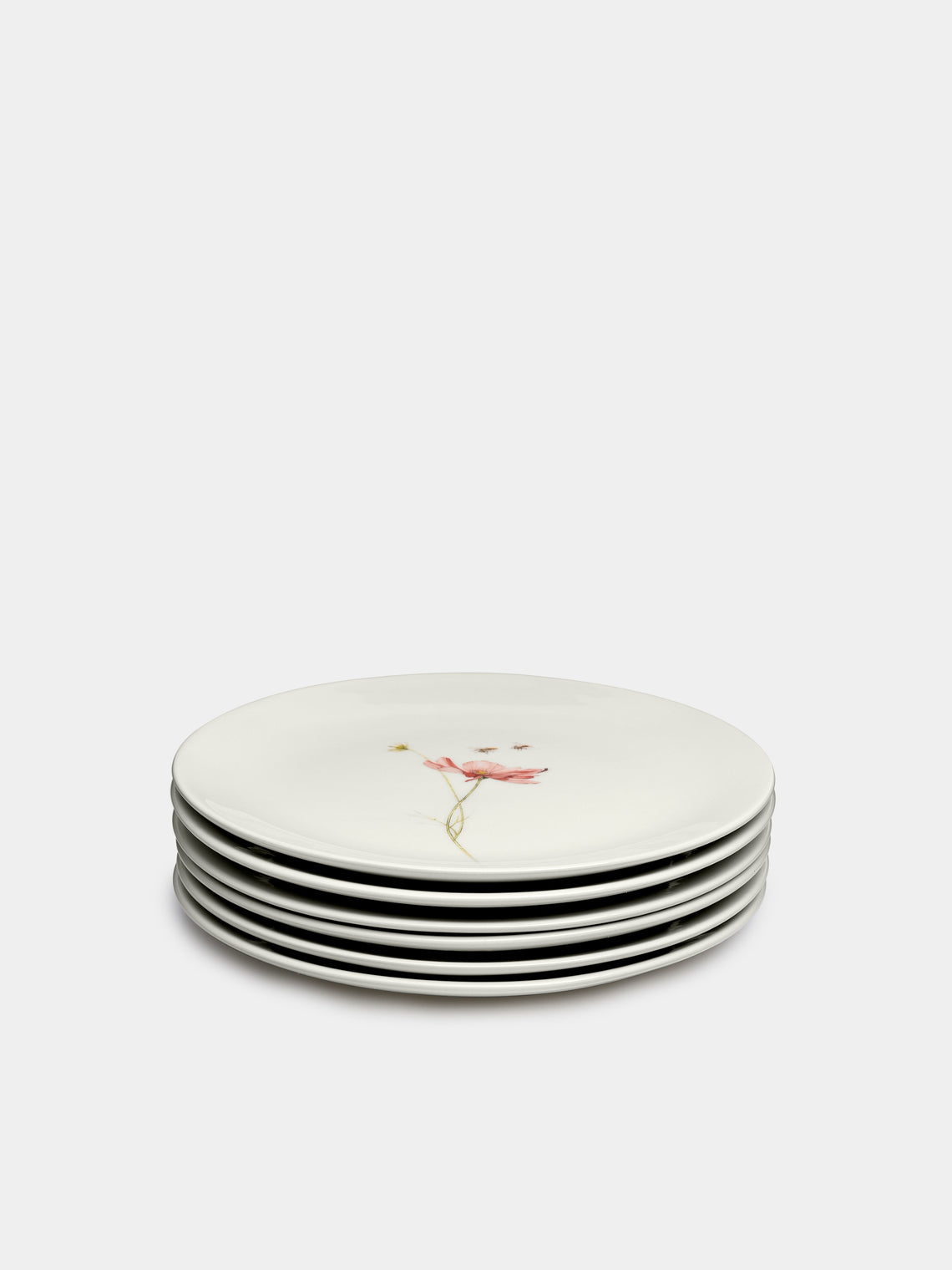 Bloom Ceramic Salad / Dessert Plates – 8in/20cm (Set of 6)