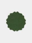Los Encajeros - Alhambra Embroidered Linen Coasters (Set of 6) -  - ABASK - 