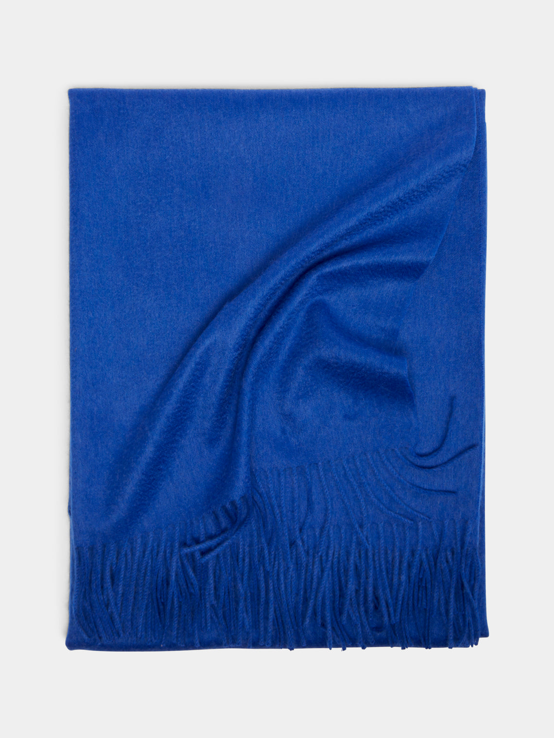 Begg x Co - Arran Cashmere Blanket - Blue - ABASK - 