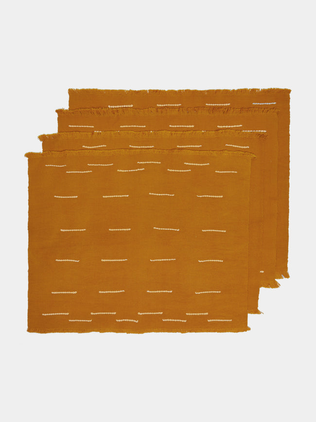 Revolution of Forms - Chiapas Handwoven Cotton Placemats (Set of 4) -  - ABASK