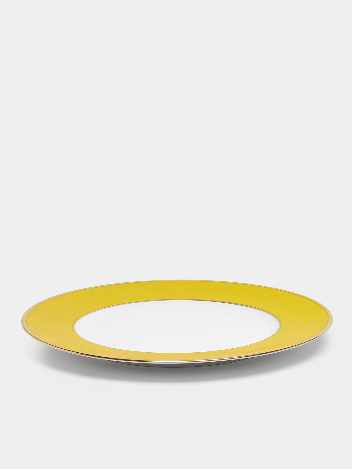 Augarten - Hand-Painted Porcelain Charger Plate - Yellow - ABASK