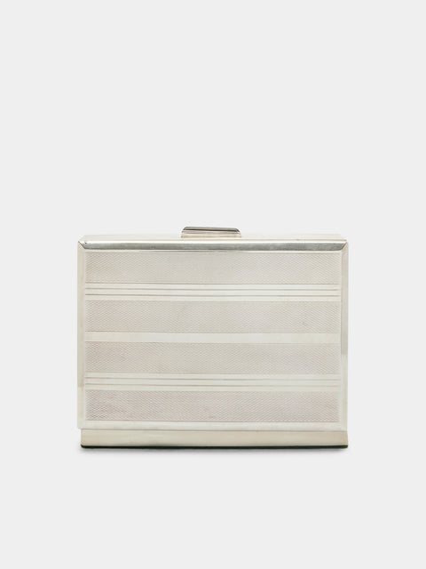 Antique and Vintage - Sterling Silver Deco Folding Cigarette Box -  - ABASK - 