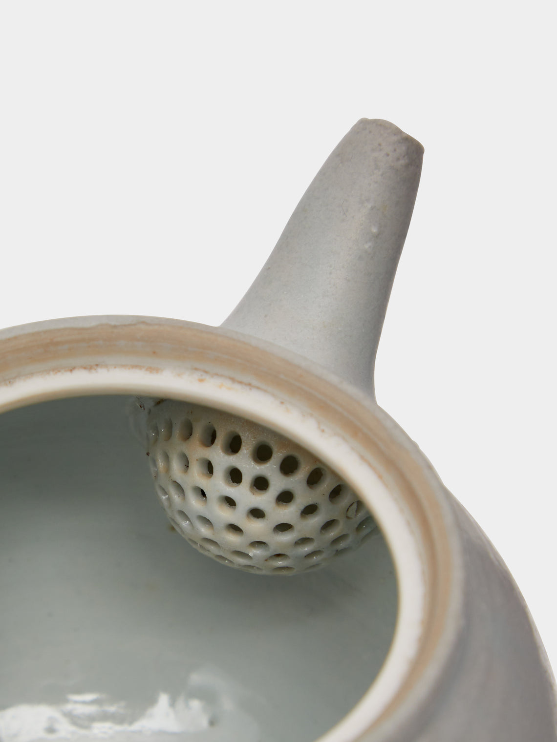 Shimojo Akira - Wood-Fired Ceramic Kyuusu Teapot -  - ABASK