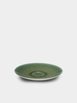 Jaune de Chrome - Todra Porcelain Saucer - Green - ABASK - 