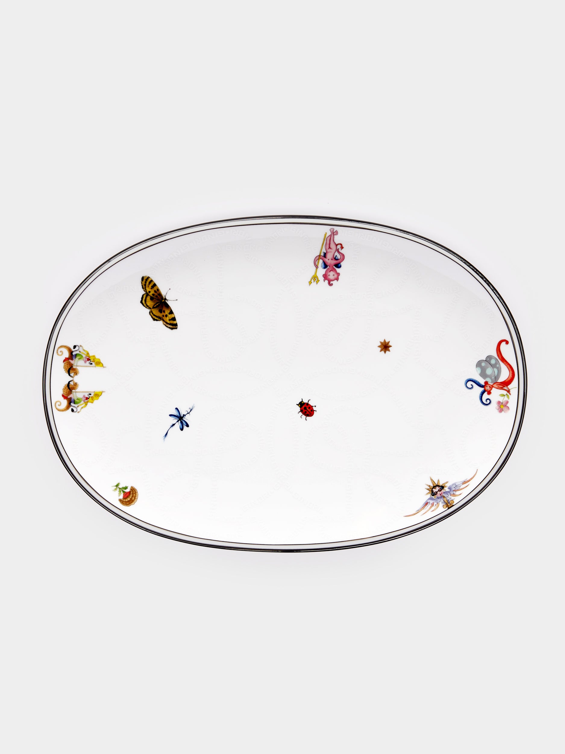 Arcadia Porcelain Oval Platter