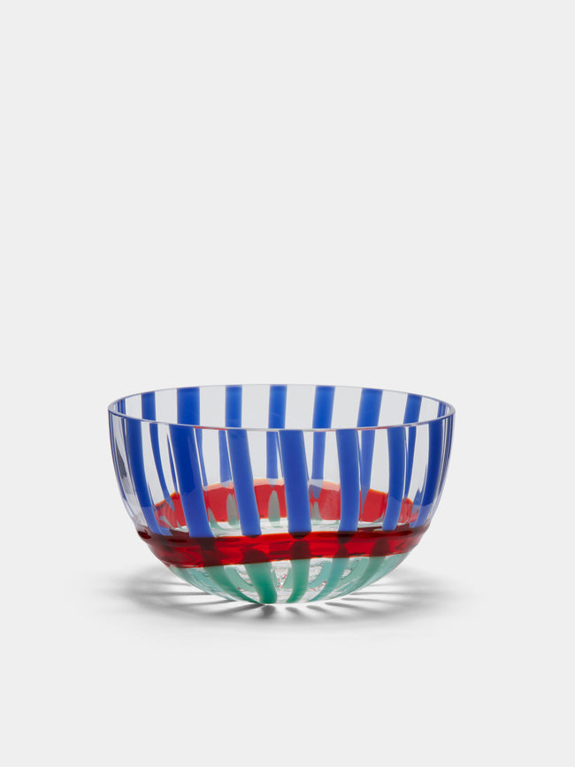 Carlo Moretti - Le Diverse Hand-Blown Murano Glass Small Bowl - Blue - ABASK - 
