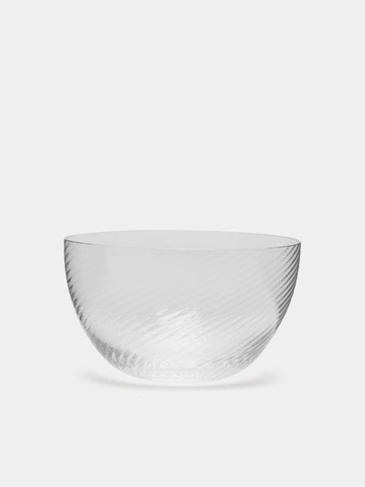 NasonMoretti - Torse Hand-Blown Murano Glass Bowl - Clear - ABASK - 