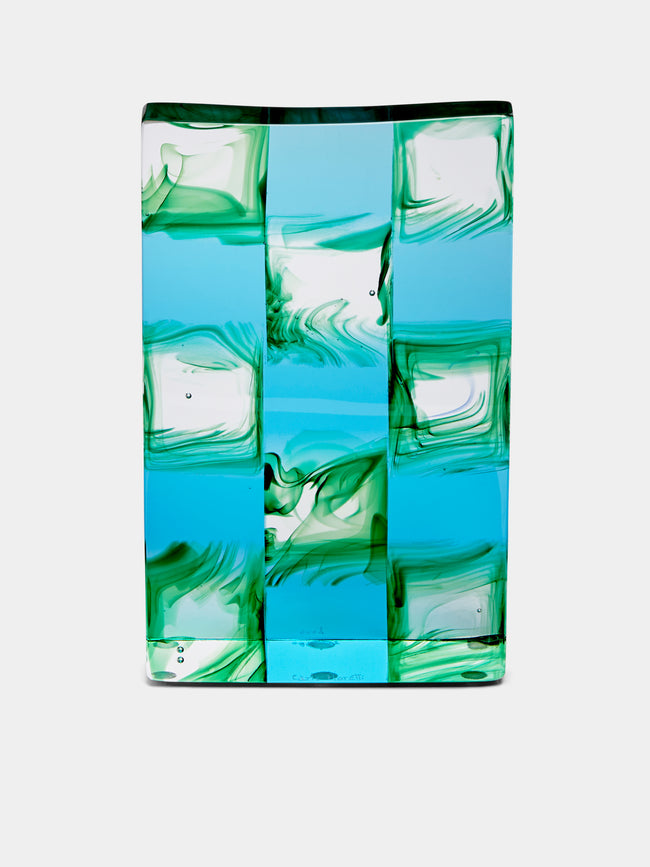 Carlo Moretti - Hand-Blown Murano Glass Monolith - Green - ABASK - 