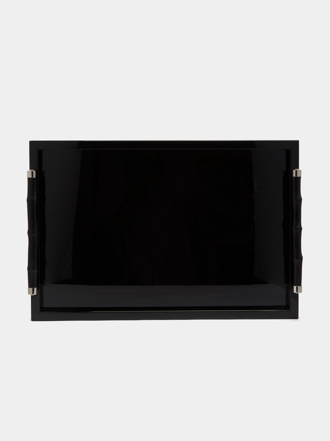 Riviere - Lacquered Tray - Black - ABASK - 