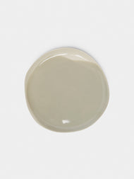 Pottery & Poetry - Hand-Glazed Porcelain Side Plates (Set of 4) - Grey - ABASK - 