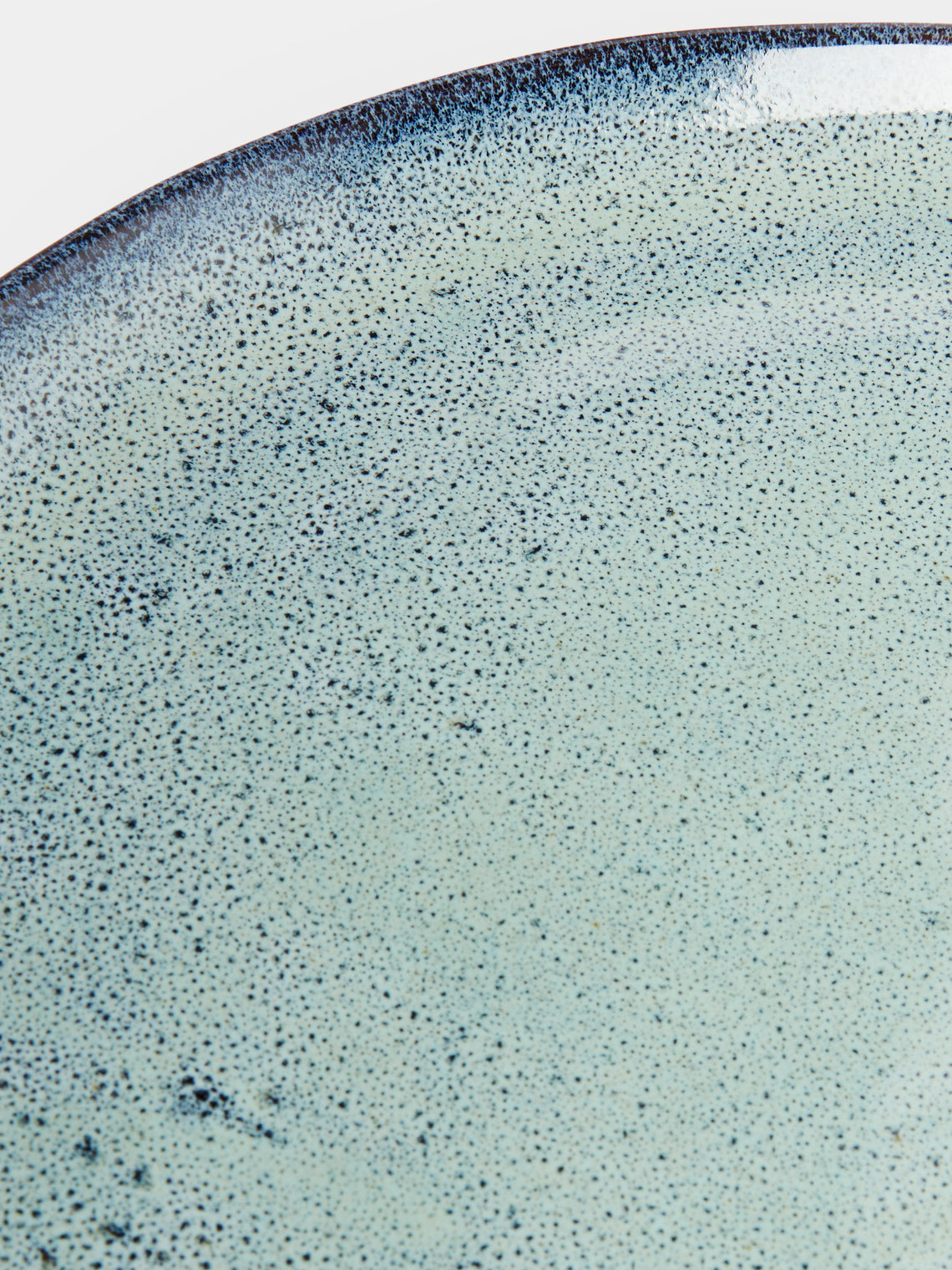 Mervyn Gers Ceramics - Hand-Glazed Ceramic Tall Cake Stand - Blue - ABASK