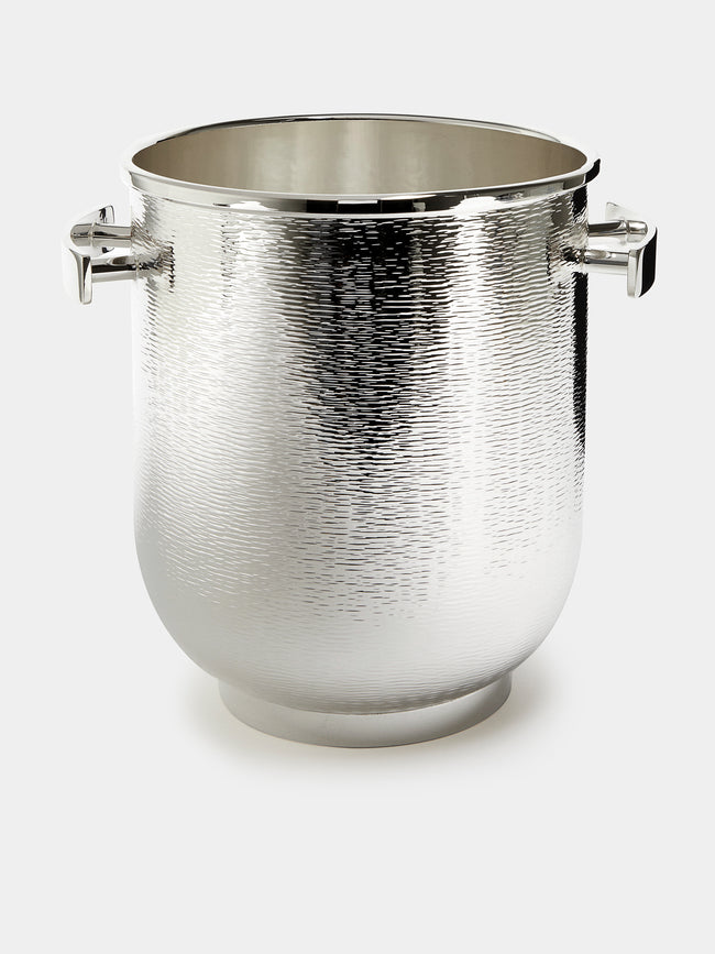 Zanetto - Avantgarde Silver Plated Champagne Bucket - Silver - ABASK - 