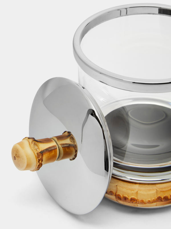 Lorenzi Milano - Bamboo Sugar Bowl with Tongs -  - ABASK