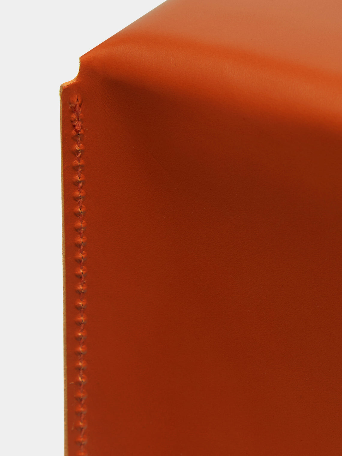 Rabitti 1969 - Amsterdam Leather Tissue Box - Orange - ABASK