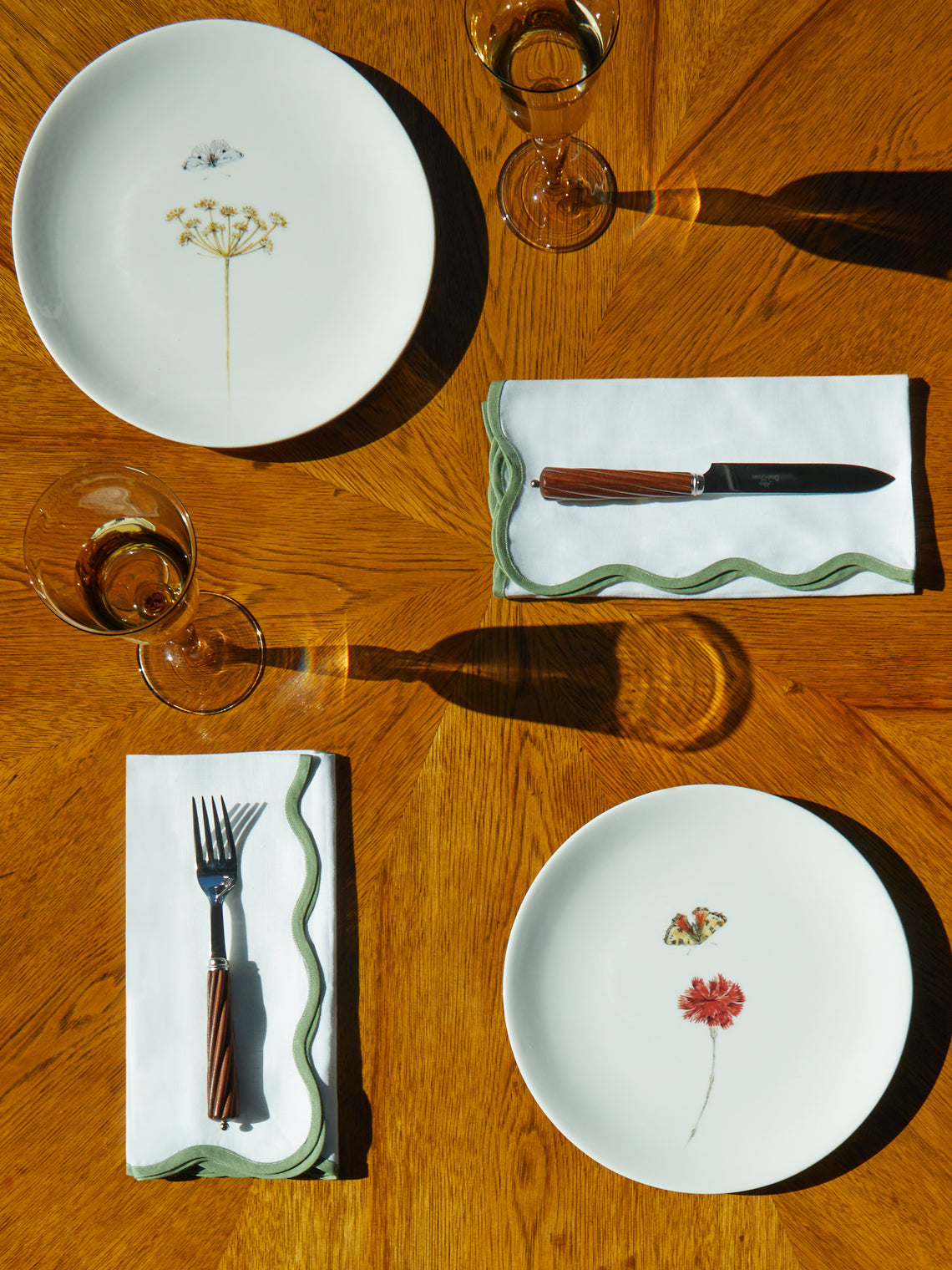Laboratorio Paravicini - Bloom Dinner Plates (Set of 6) - White - ABASK