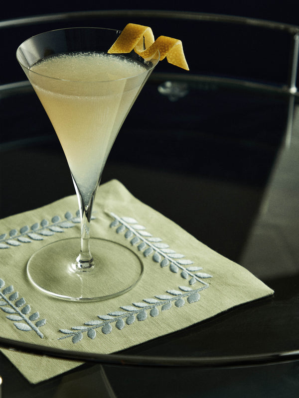 Angela Wickstead - Embroidered Linen Cocktail Napkins (Set of 6) -  - ABASK