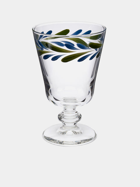 Los Vasos de Agua Clara - Jalisco Hand-Painted Stemmed Glasses (Set of 6) -  - ABASK - 
