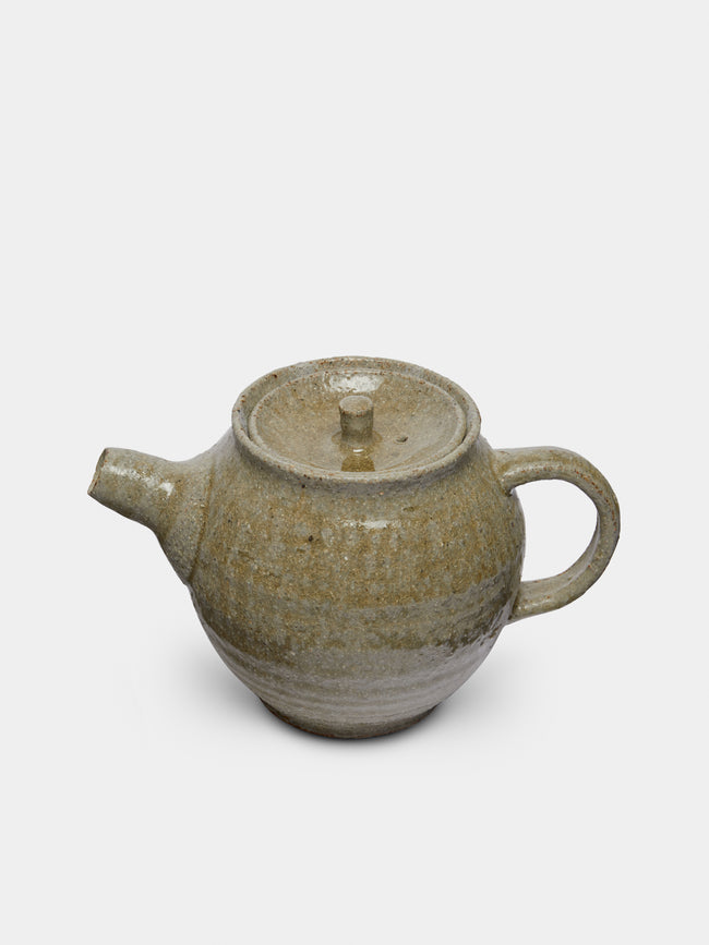 Ingot Objects - Ash-Glazed Ceramic Teapot - Beige - ABASK