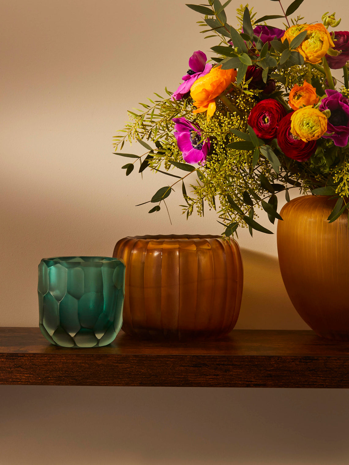 Micheluzzi Glass - Rullo Acqua Hand-Blown Murano Glass Vase -  - ABASK