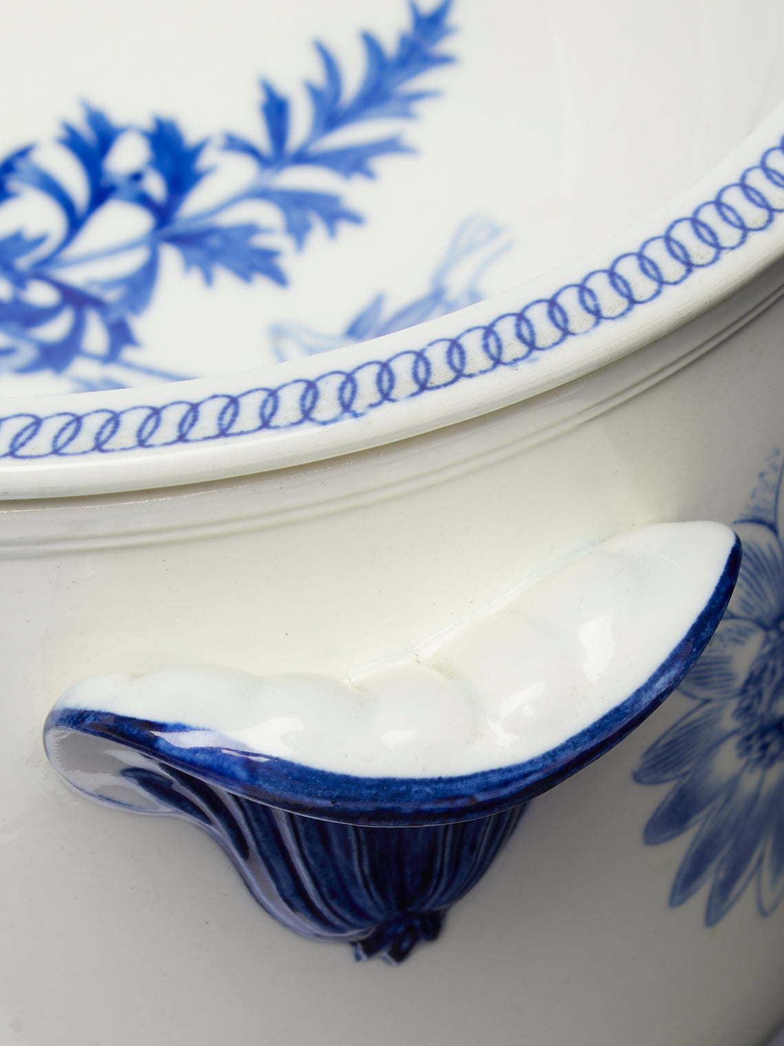 Antique and Vintage - 1805-1815 Wedgwood Ceramic Ice Pails (Set of 2) - Blue - ABASK