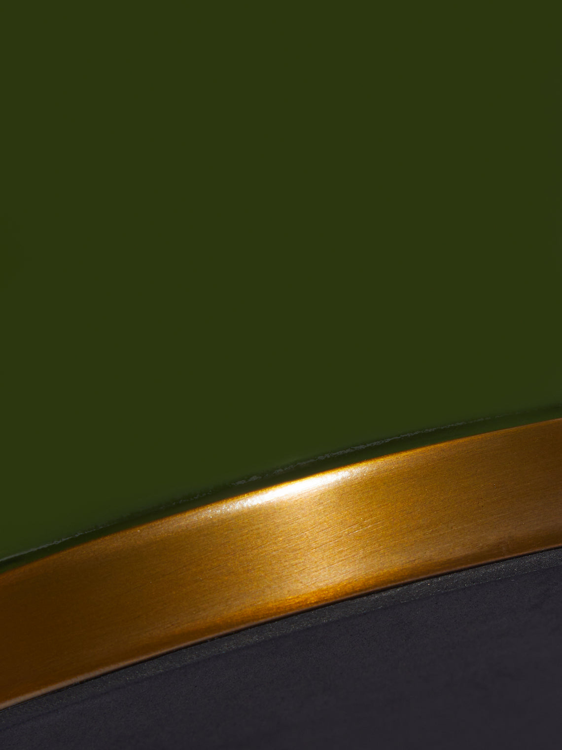 The Lacquer Company - Lacquered Round Bin - Green - ABASK