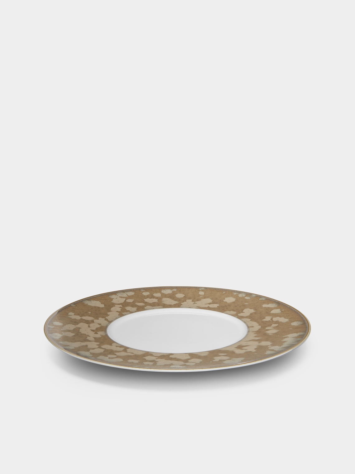 Jaune de Chrome - Basmati Porcelain Dinner Plate - Beige - ABASK