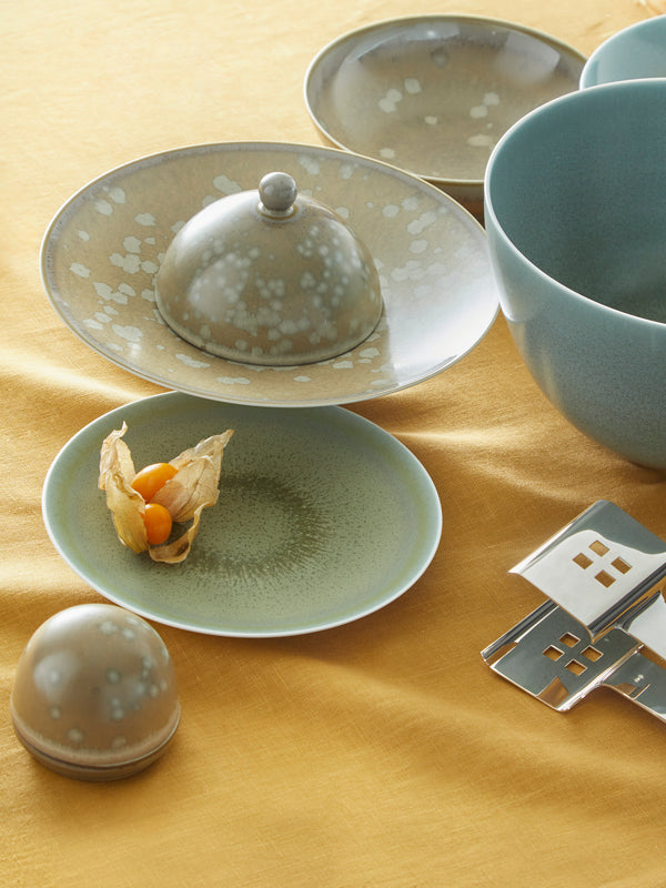 Jaune de Chrome - Todra Porcelain Dessert Plate -  - ABASK