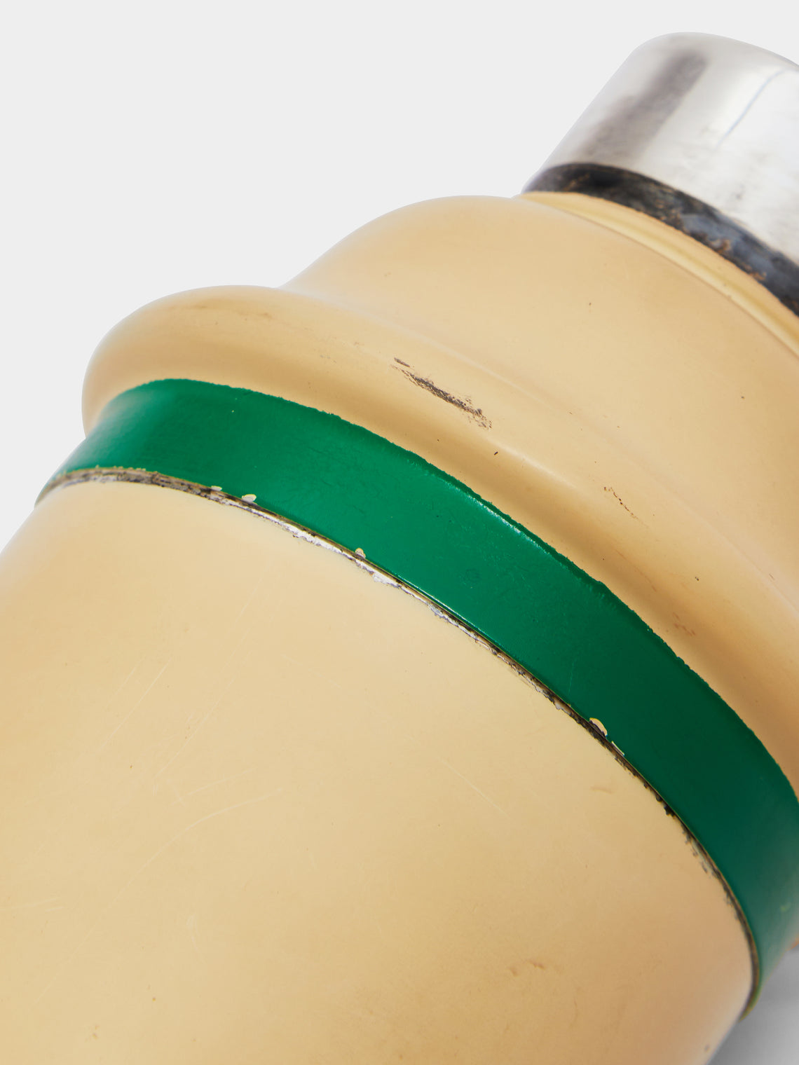 Antique and Vintage - 1920 Art Deco Silver Plated & Enamel Cocktail Shaker -  - ABASK