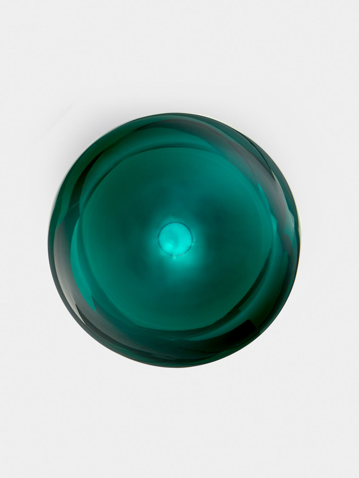 Giberto - Hand-Blown Murano Glass Paperweight - Green - ABASK