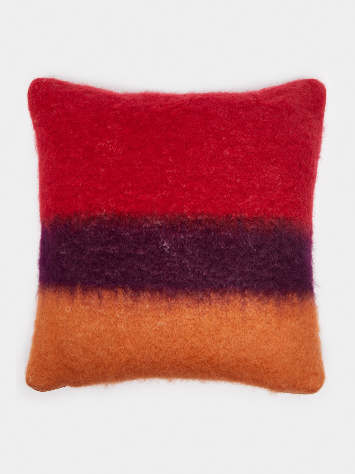 Loewe Home - Stripe Mohair Cushion - Pink - ABASK