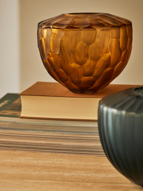 Micheluzzi Glass - Goccia Miele Hand-Blown Murano Glass Vase -  - ABASK