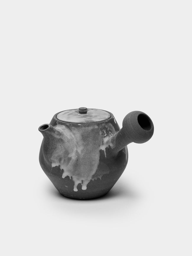 Ido Ferber - Black Clay and Silk Glaze Teapot -  - ABASK - 