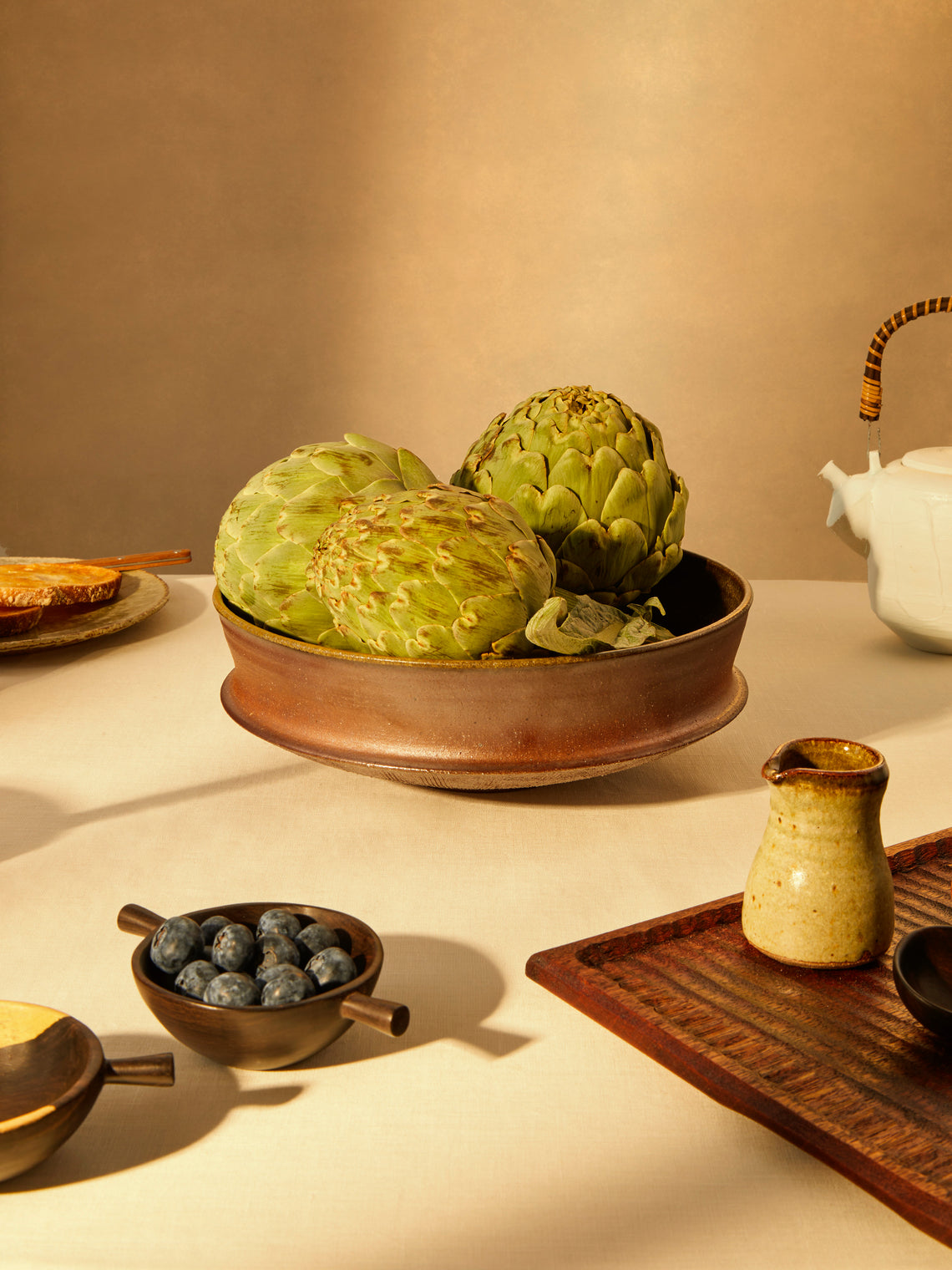 Ido Ferber - Nobori Red Clay Wood-Fired Fruit Bowl -  - ABASK