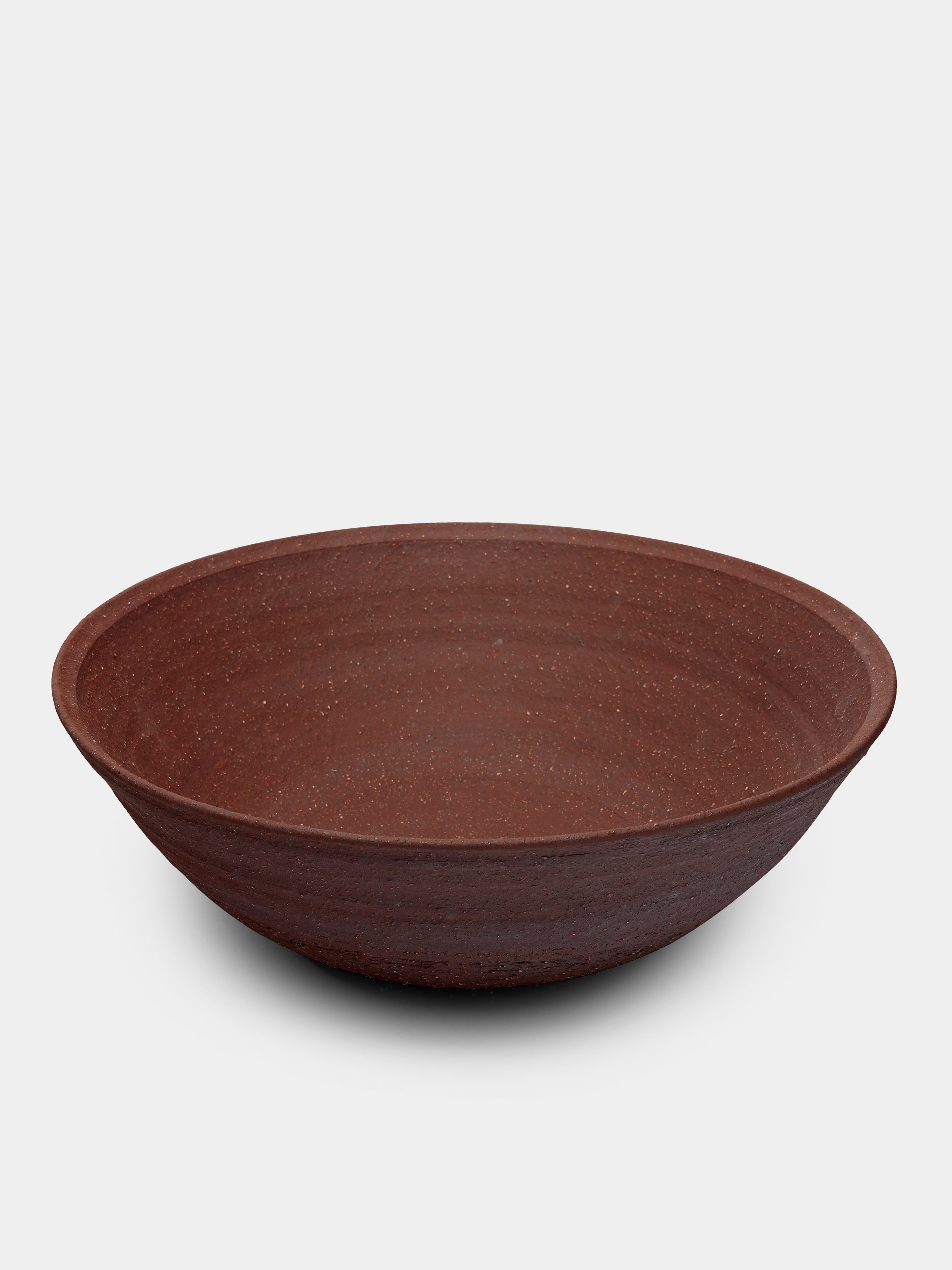 Unglazed Terracotta Deep Serving Bowl