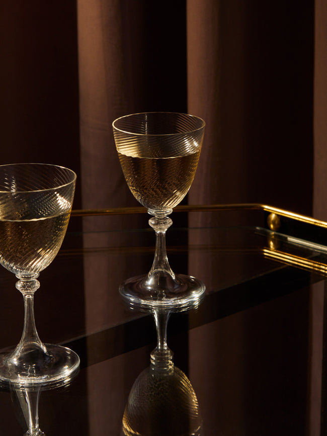 NasonMoretti - Torse Murano White Wine Glass - Clear - ABASK
