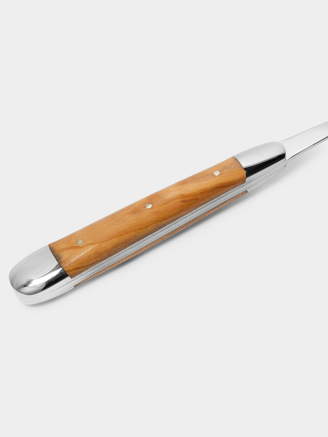 Forge de Laguiole - Olive Wood Table Forks (Set of 6) - Silver - ABASK