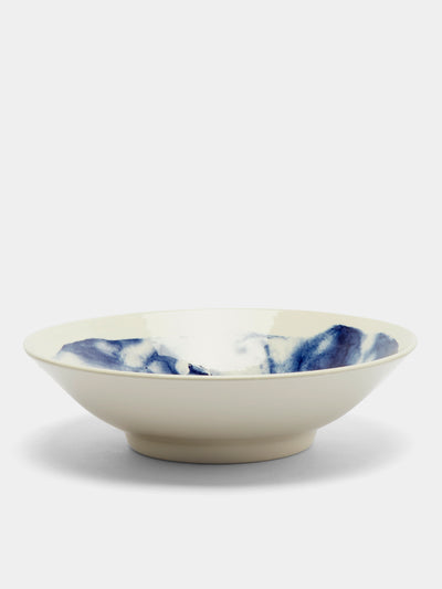 1882 Ltd. - Indigo Storm Ceramic Medium Serving Bowl - Blue - ABASK - 