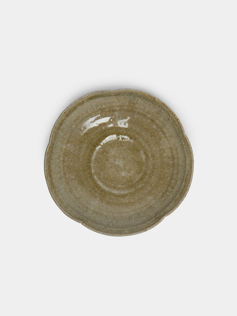 Ingot Objects - Ash-Glazed Ceramic Small Dish - Beige - ABASK - 