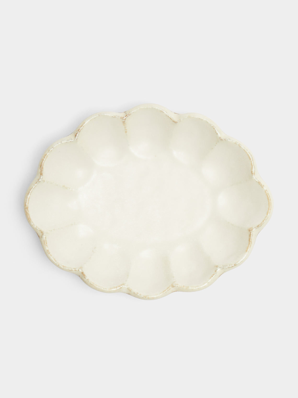 Kaneko Kohyo - Rinka Ceramic Serving Plate - White - ABASK - 