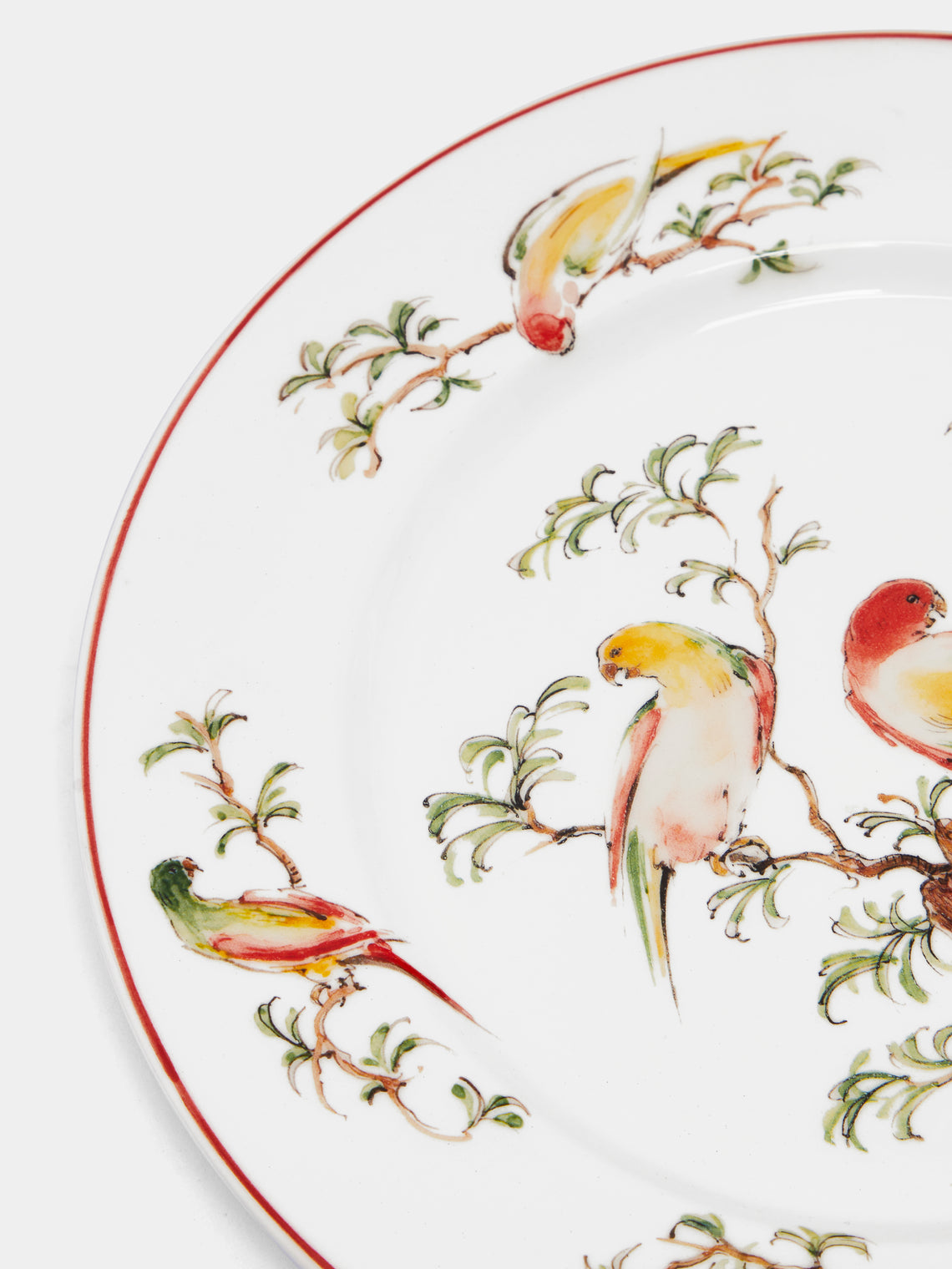 Pappagallini Ceramic Dinner Plates – 10in/25cm (Set of 4)