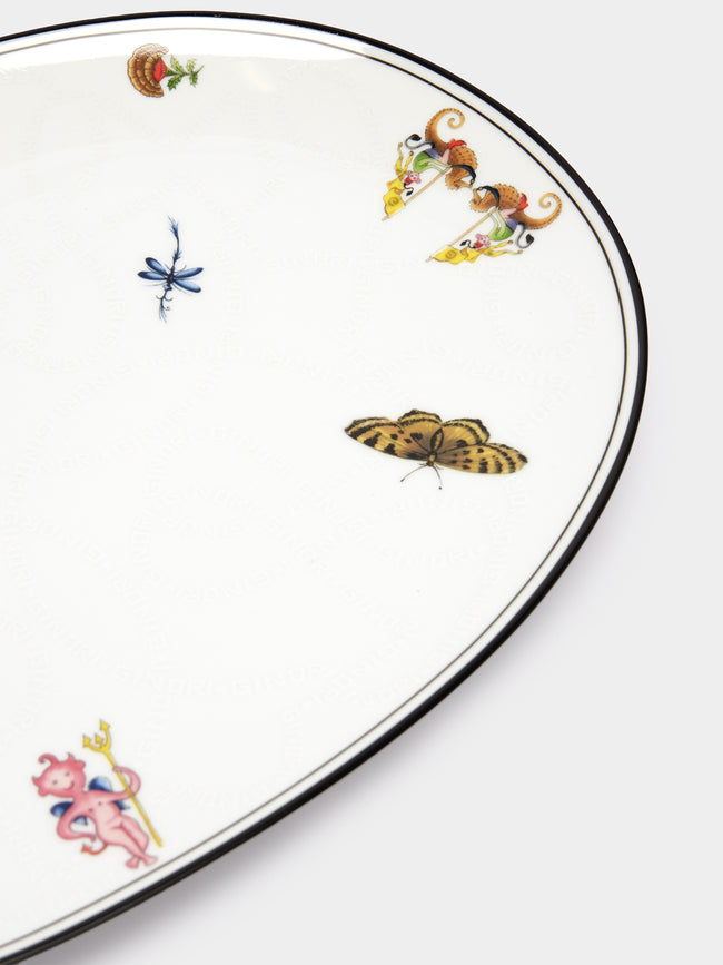 Ginori 1735 - Arcadia Porcelain Oval Platter - Multiple - ABASK