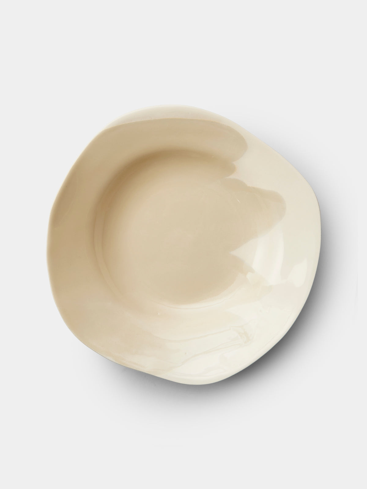| Set of 4 | Hand-Glazed Porcelain Pasta Plates (10in/26cm)