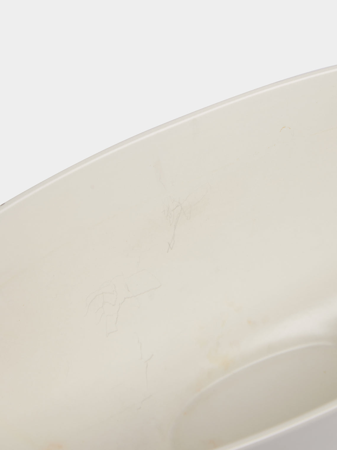 Antique and Vintage - 1930-1940 Wedgewood Deco Ceramic Vase with Handles - White - ABASK