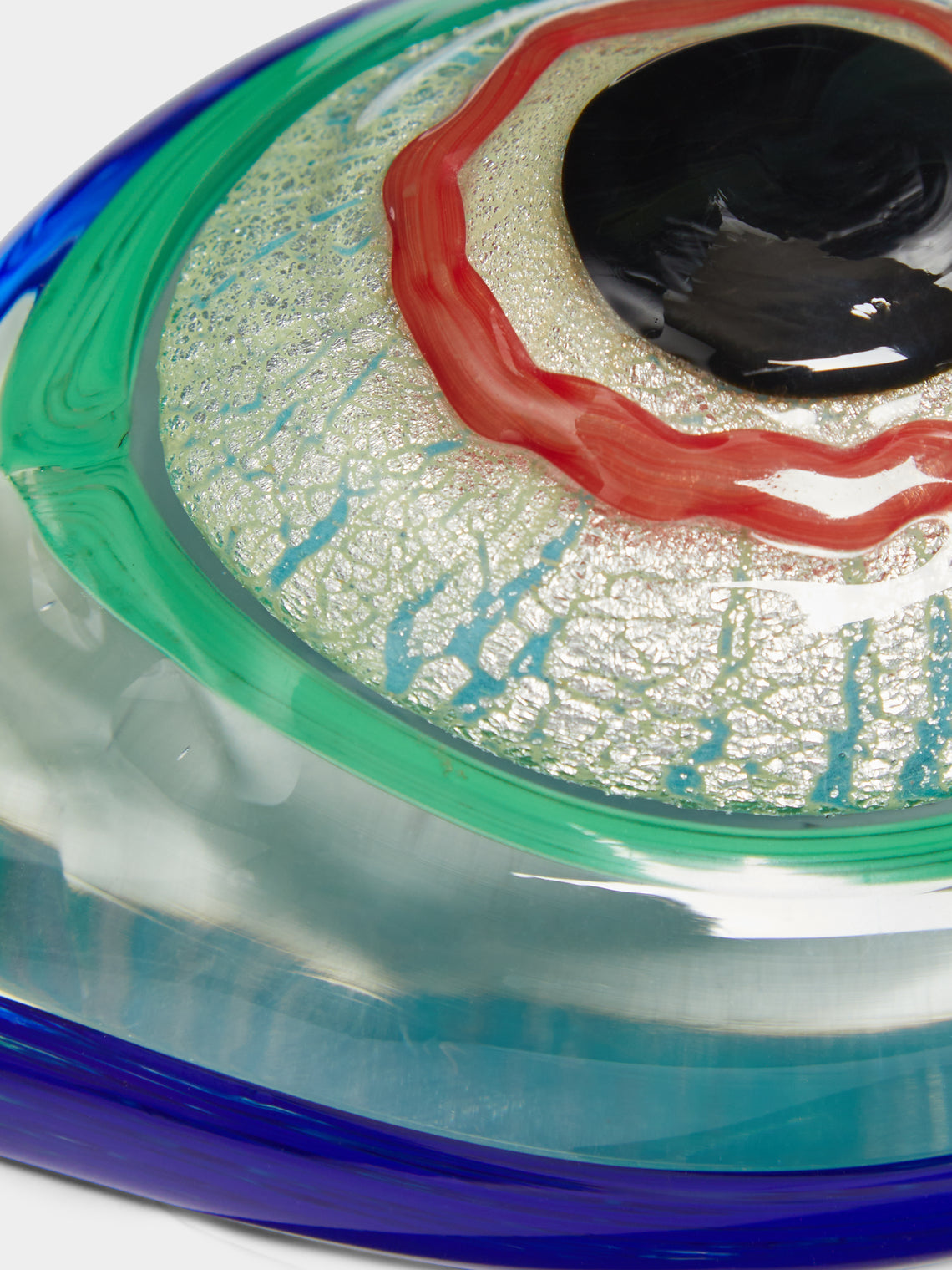 Striulli Vetri D'Arte - Occhio Hand-Blown Murano Glass Paperweight -  - ABASK