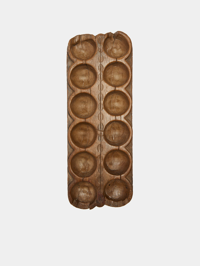 Antique and Vintage - African Mancala Board - Brown - ABASK